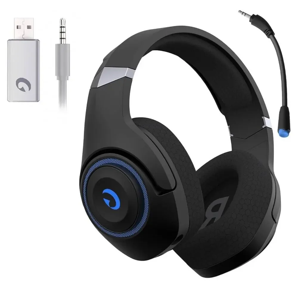 KAPEYDESI Wireless Gaming Headset 2.4GHz Wireless and Bluetooth 5.2 captain 400